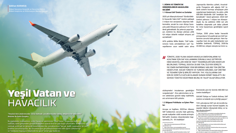 Yeşil Vatan ve HAVACILIK