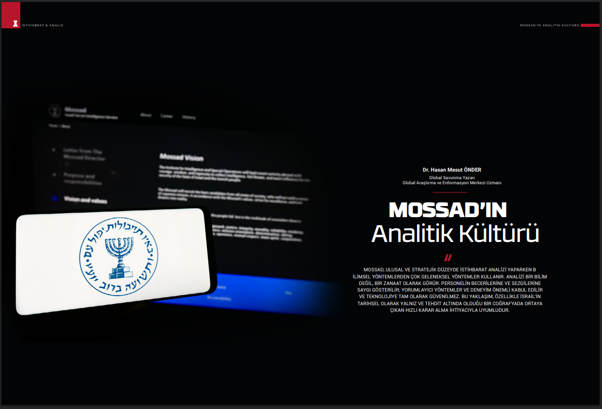 MOSSAD’IN Analitik Kültürü
