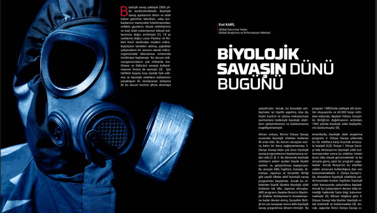 BİYOLOJİK SAVAŞIN DÜNÜ BUGÜNÜ